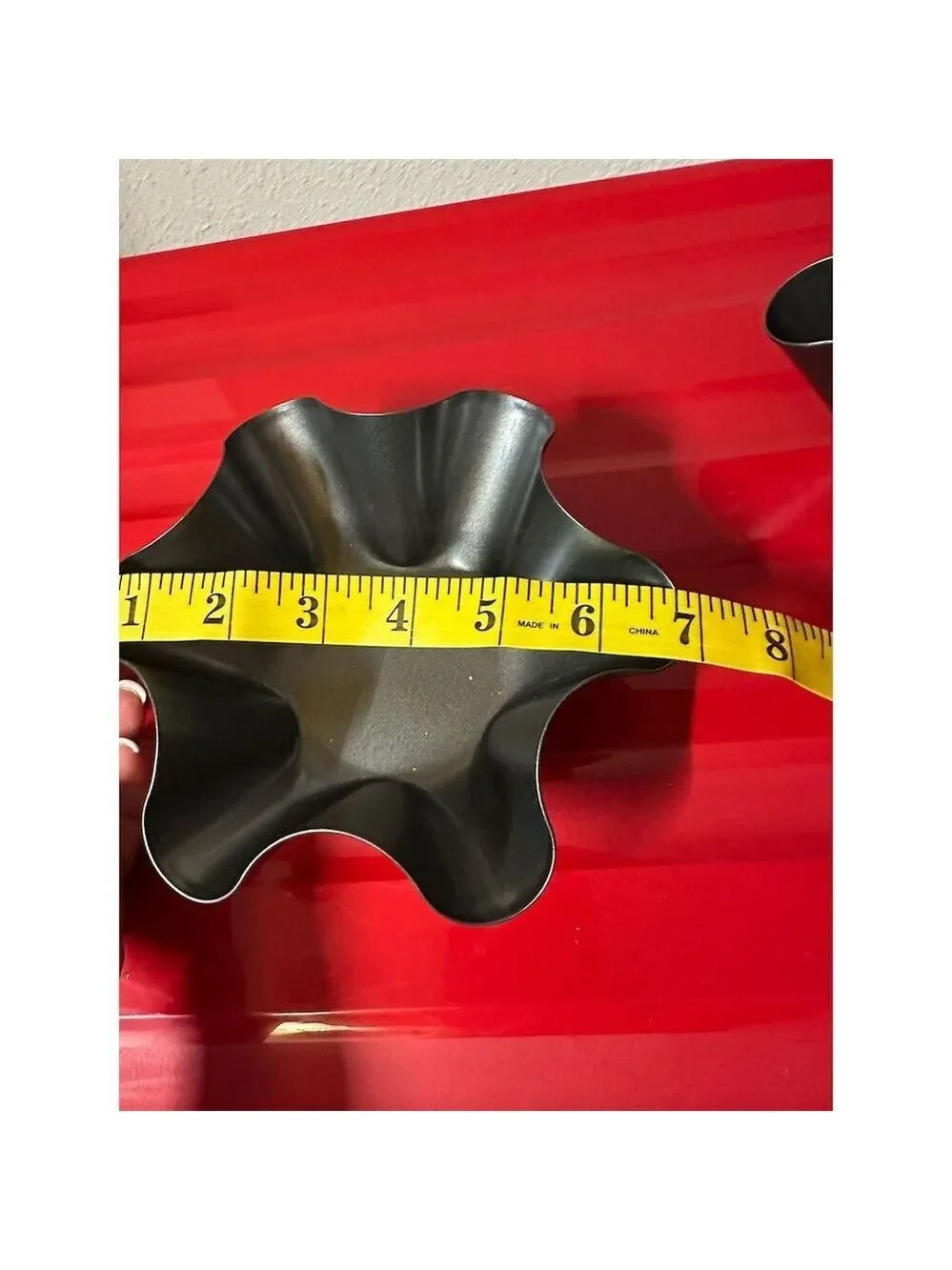 Set of 2 Non-Stick Fluted Tortilla Taco Shell Baking Pans
